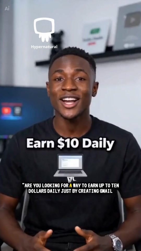 Earn Money Daily by Creating Gmail Accounts!