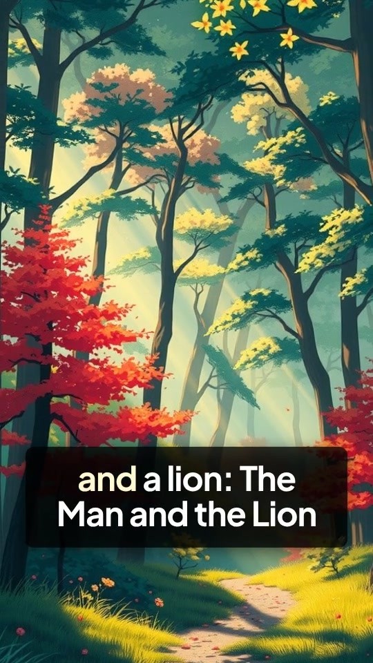 The Man and the Lion: A Lesson in Strength