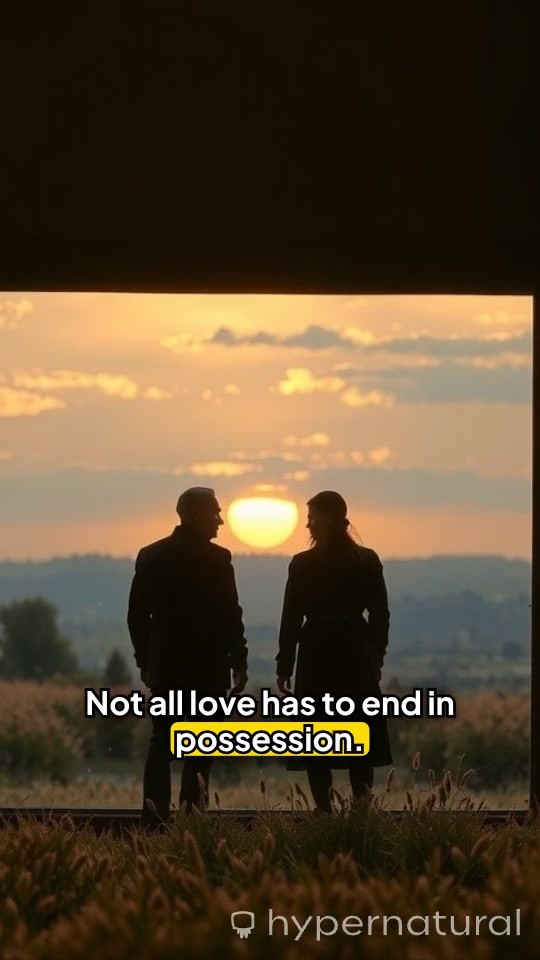 The Maturity of Letting Go in Love