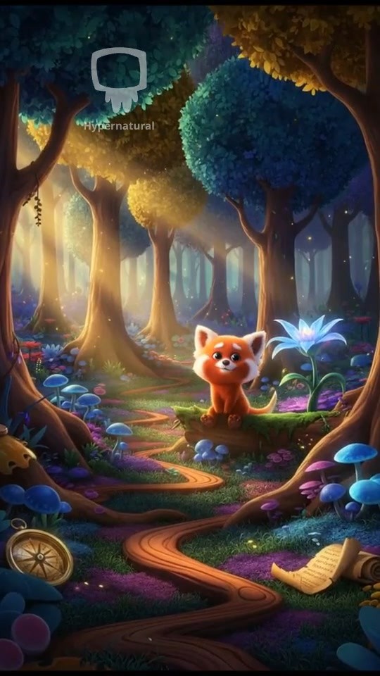 Playful Animals in the Forest