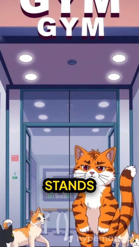 Fierce Feline: The Gym Battle Begins!