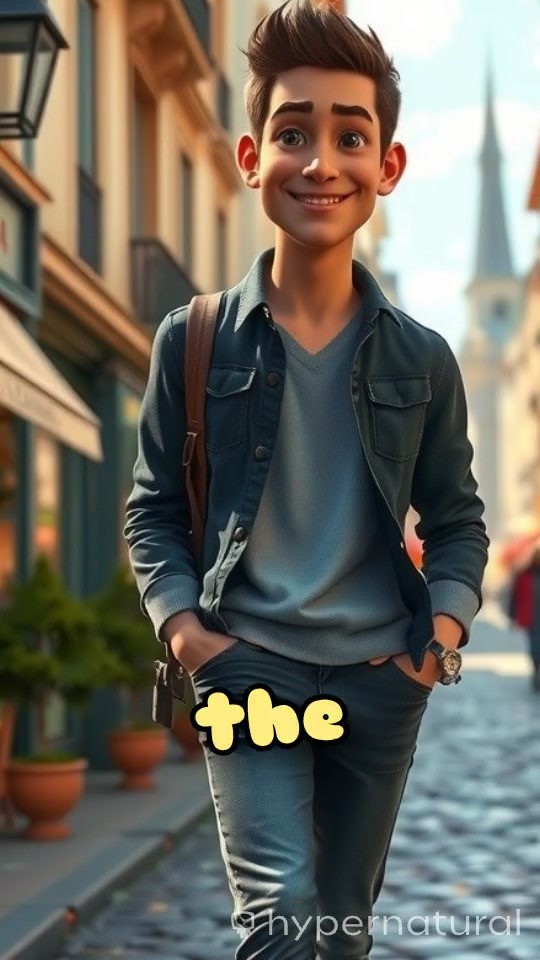 A Child Strolling Through the Streets of Paris