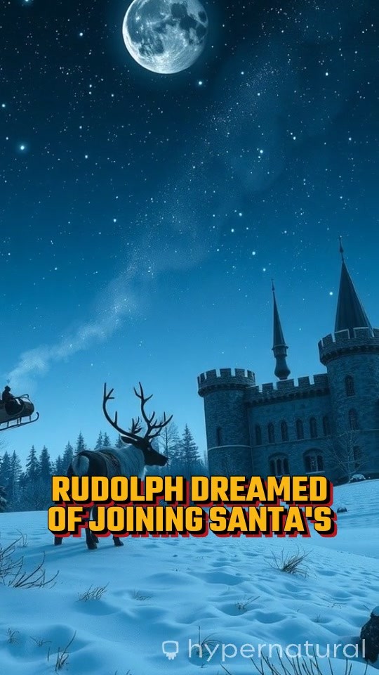 The Reindeer Who Became Santa's Chief Sleigh
