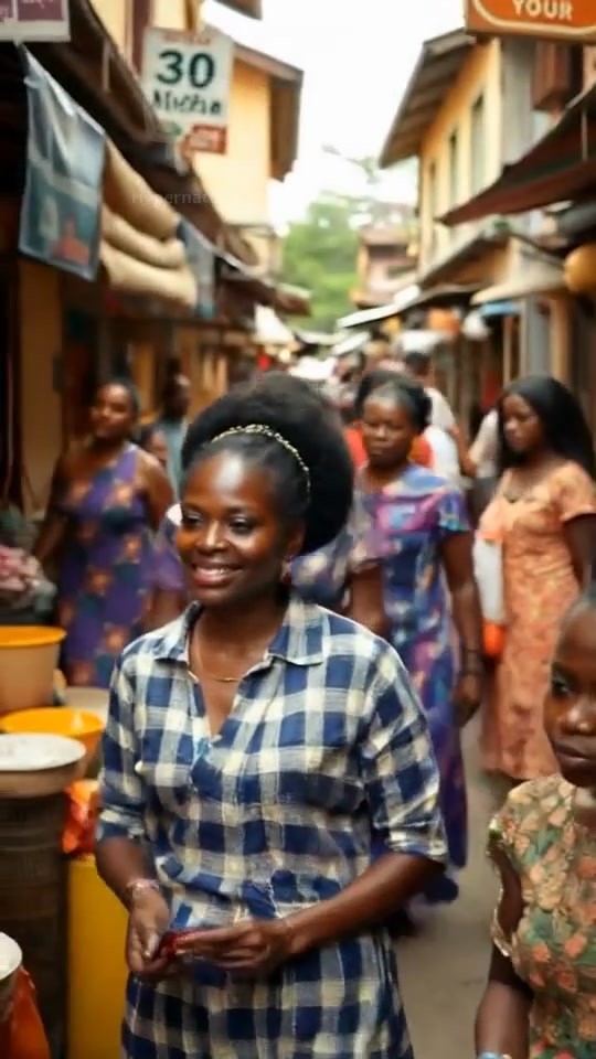 A Ghanaian Pastor Preaching in the Market (copy)