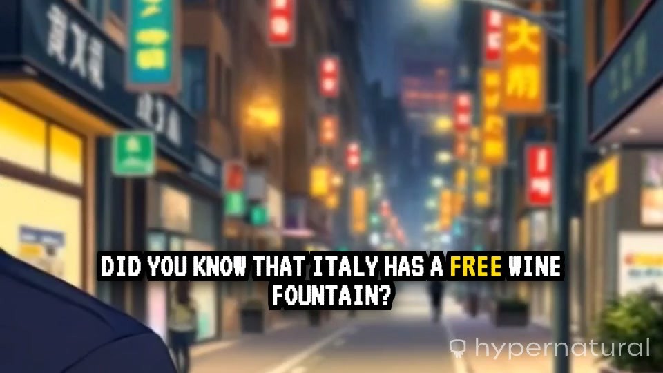Discover Italy's Free Wine Fountain!