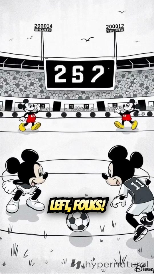 Mickey's Winning Goal in the Final Moments