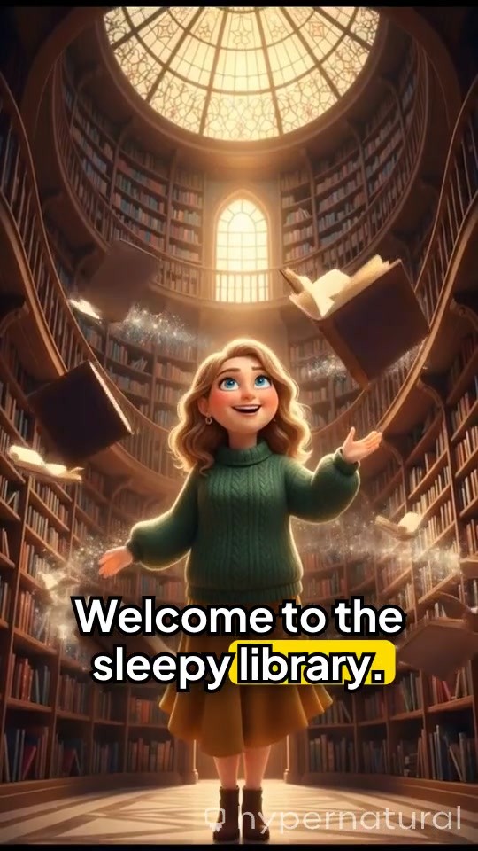 Whispers in the Sleepy Library: Gentle Sounds for Relaxation