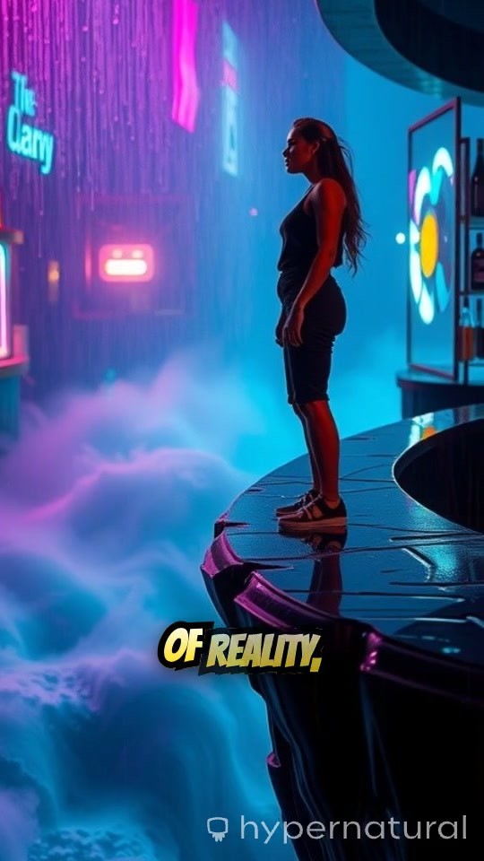 Neon Fractals: A Surreal Journey Through Overthinking and Emotional Chaos