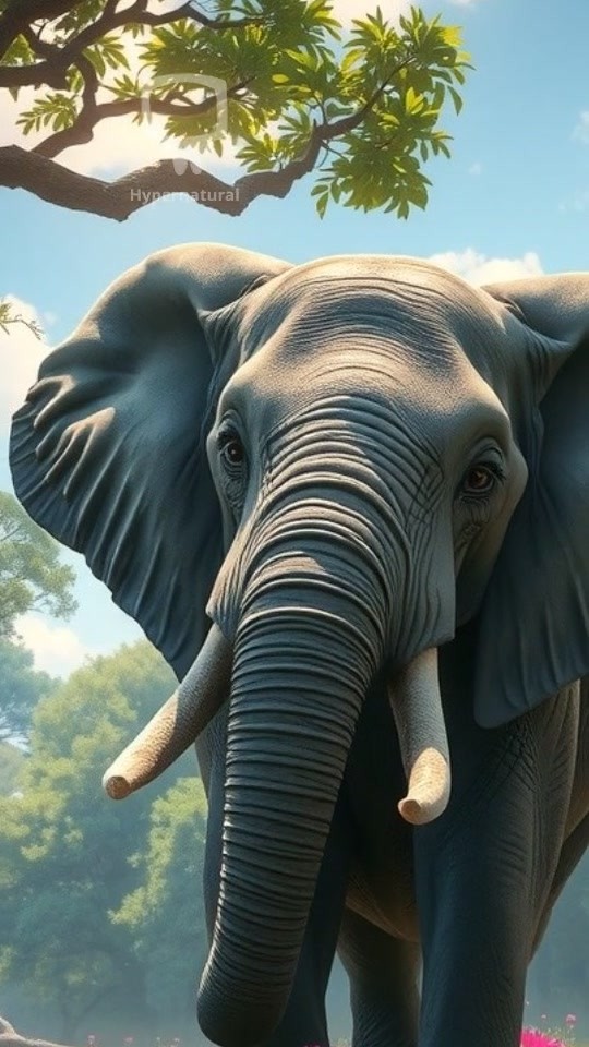 Friends at Odds: Elephant vs Squirrel