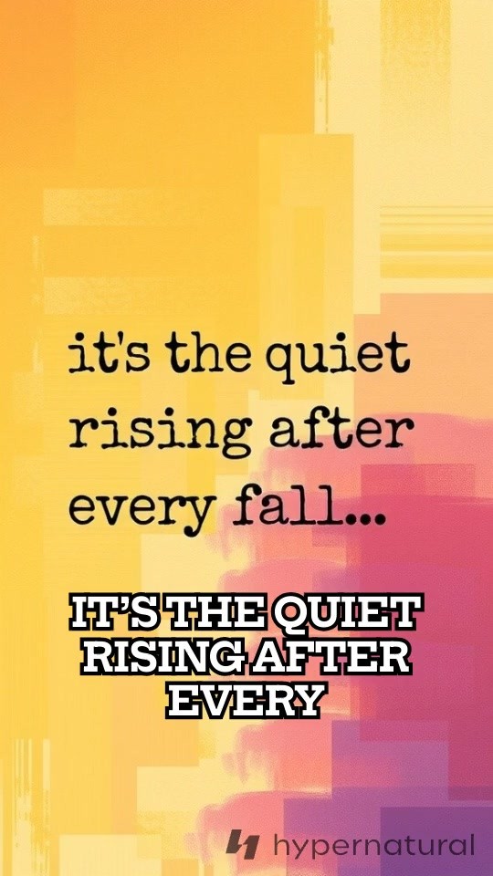 The Quiet Journey of Growth