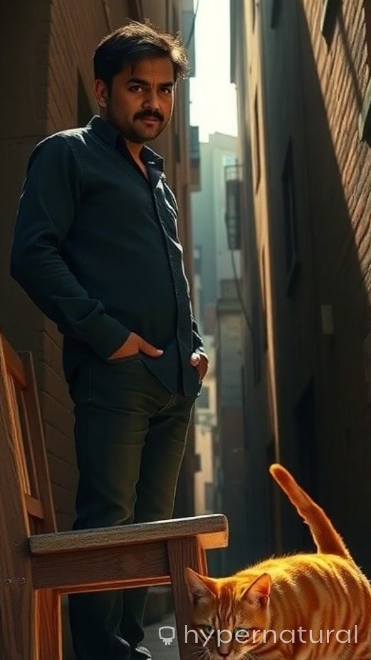 Tejas the Cat Gets Comforted by a Little Girl