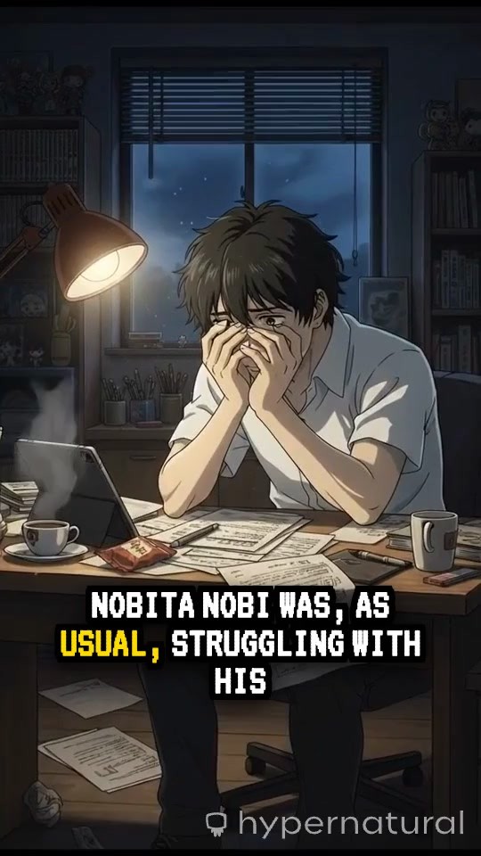 Doraemon Aids Nobita with Homework