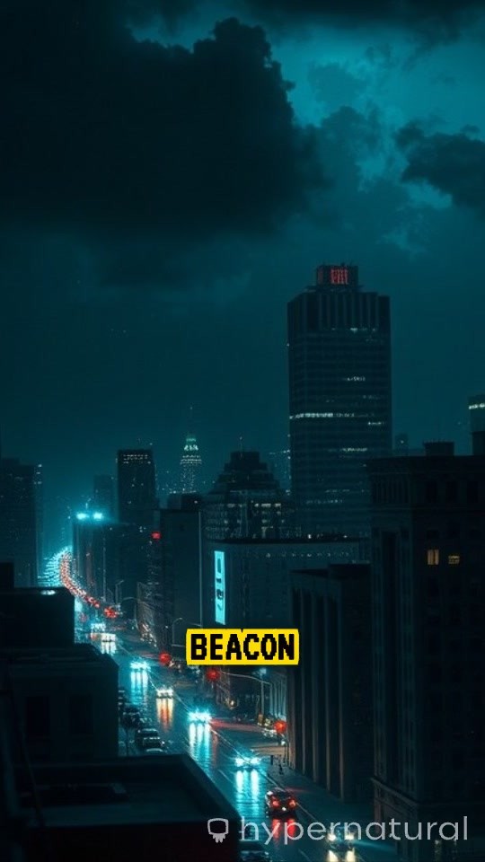 Batman Soars Above the City to Fight Evil