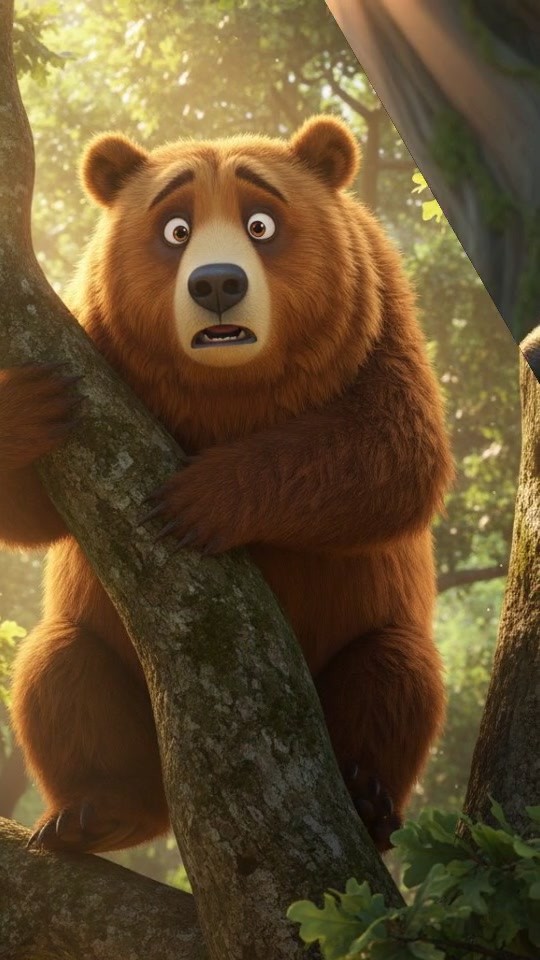 Bear Stuck in a Tree