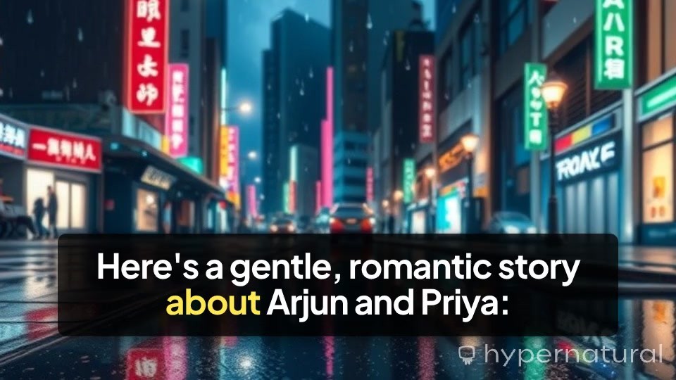 A Rainy Encounter: The Romance of Arjun and Priya