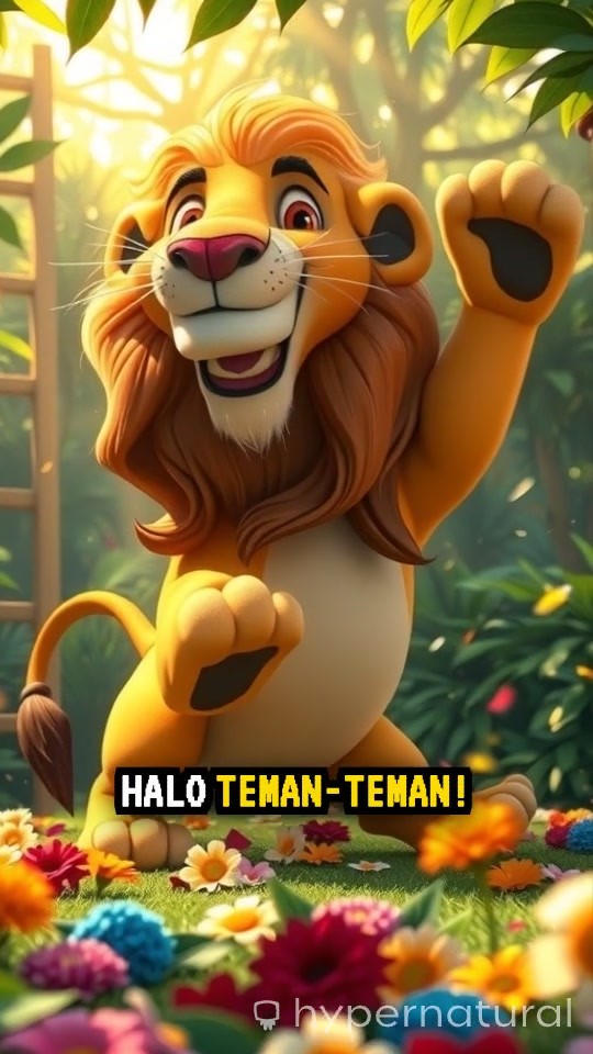 Leo Si Singa Kecil dan Kue Bersama Teman