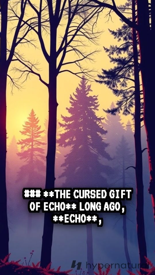Echo's Tragic Love: A Greek Myth