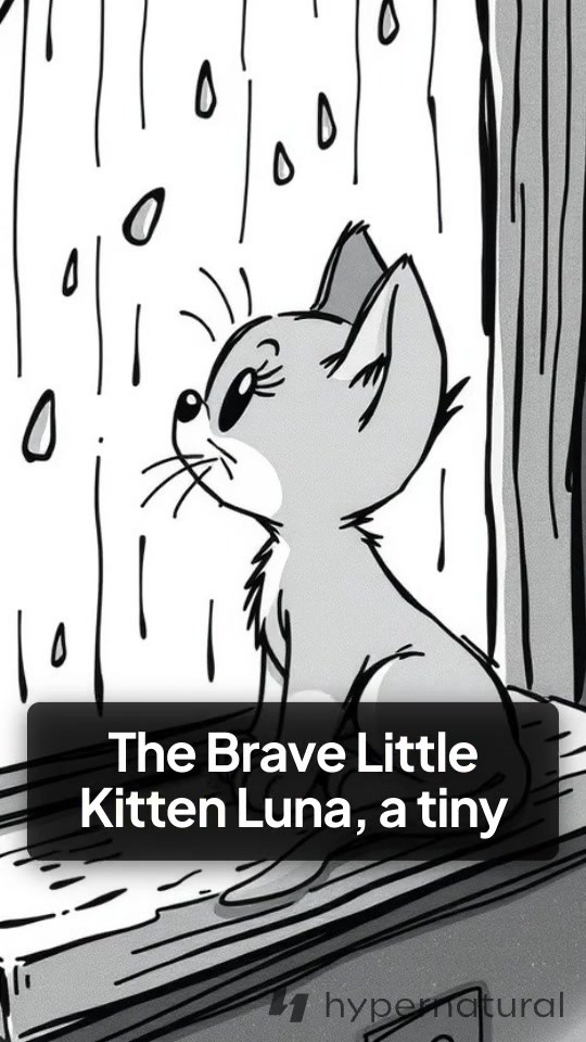 Luna's Courage: A Rainy Night Rescue