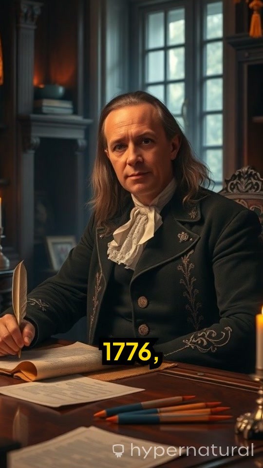 Franklin's Fascination: A Time Traveler's Smartphone Surprise!