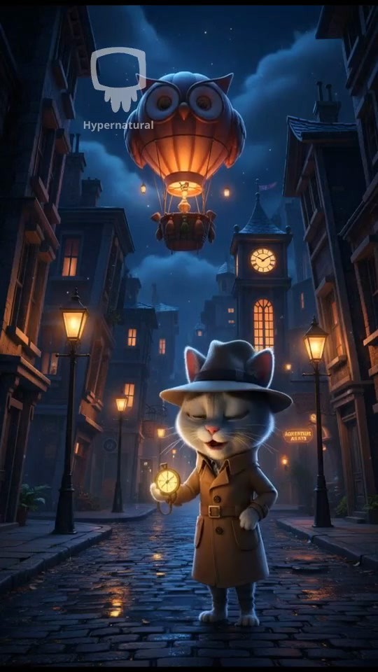 Panda and Kitten's Magical Rainy Adventure!