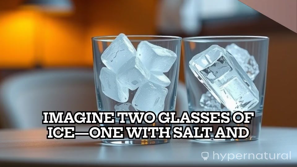Melting Ice: The Impact of Salt on Freezing Point