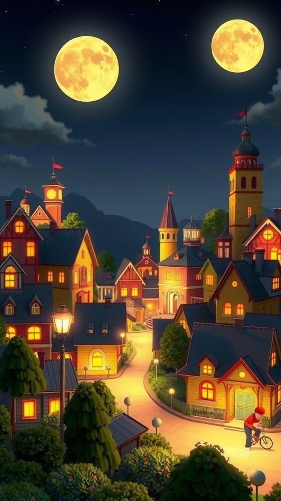 قصة حب في ضوء القمر