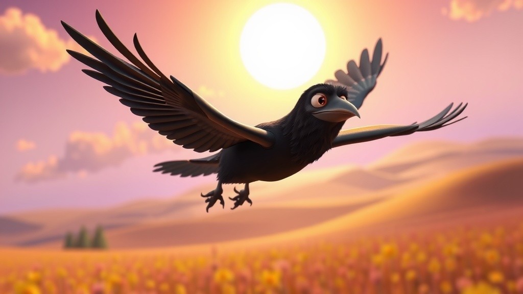 The Thirsty Crow: A Lesson in Innovation and Persistence