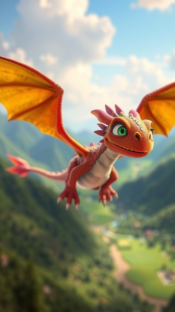 The Colorful Adventures of Doodle the Dragon