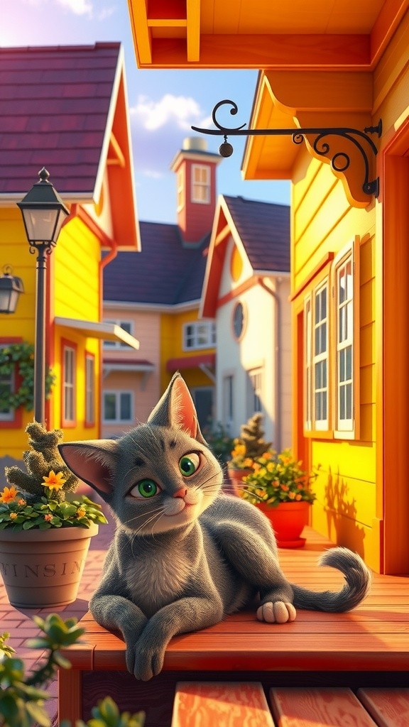 Whiskers: The Clumsy Hero of the Town