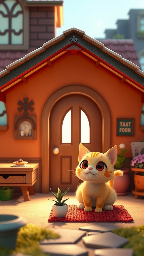 Petualangan Meow si Kucing Lucu dan Tepung