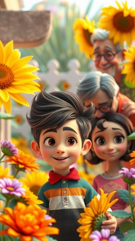 A Day in the Garden with Grandparents