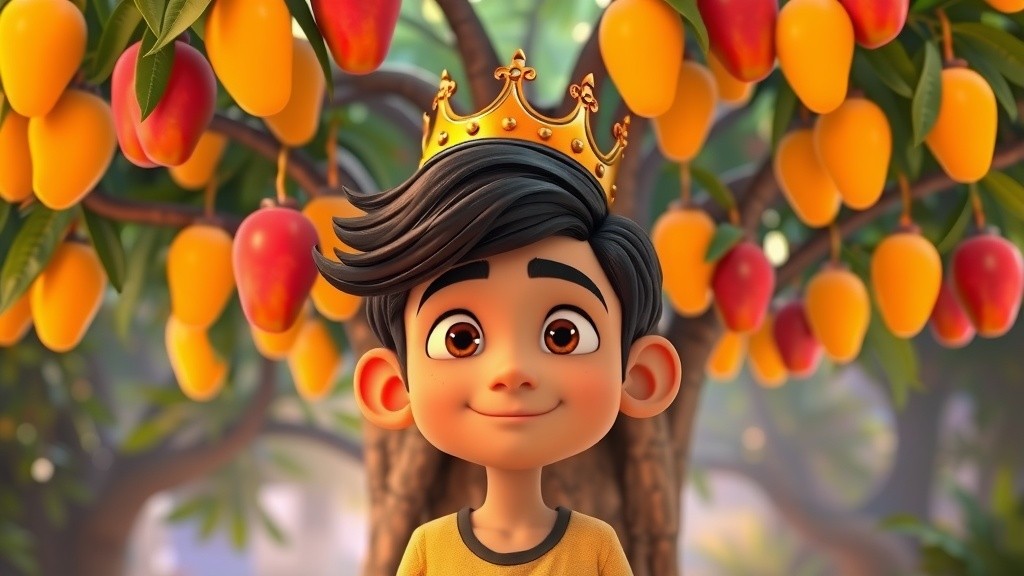 मोनू और जादुई आम का पेड़