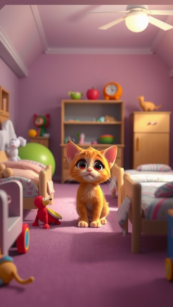 A Sad Kitten's Journey to Happiness