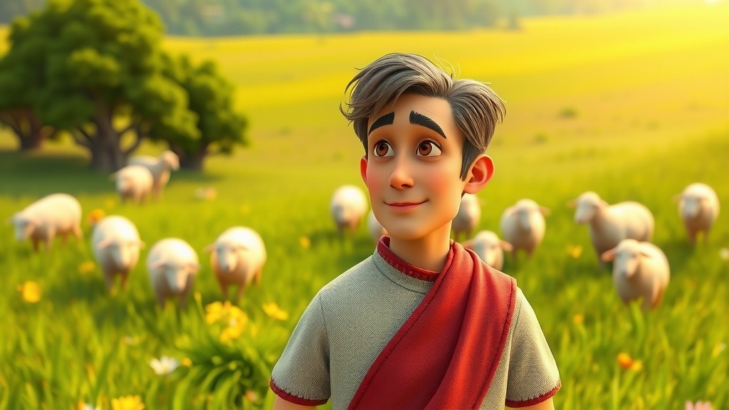 Harmony in Nature: A Shepherd's Melody