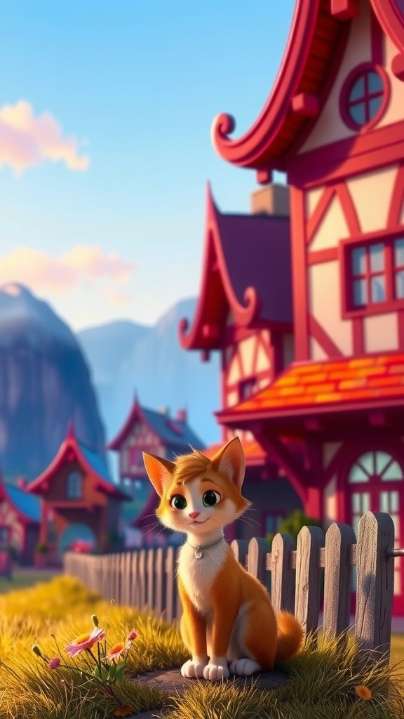 Kucing Imut di Atas Pagar