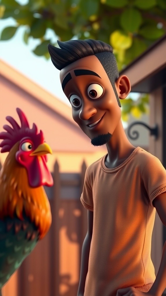 A Dancing Chicken's Big Surprise