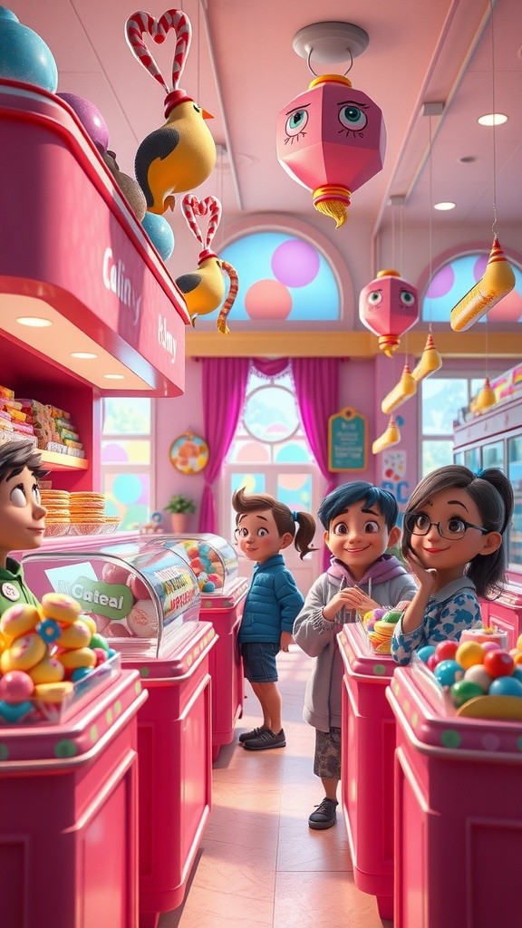 The Mix-Up at the Sweets Shop