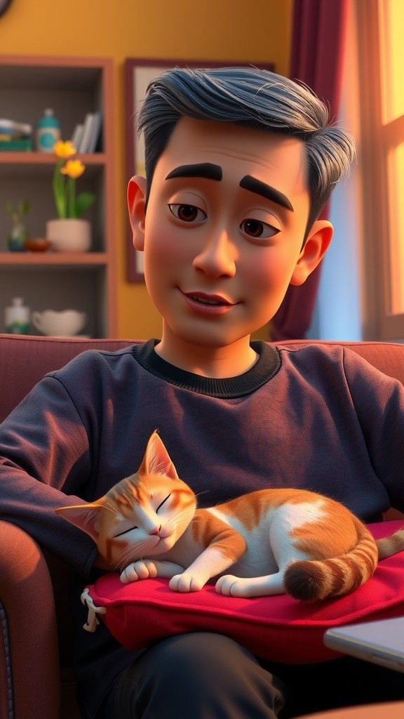 Kucing yang Ingin Ber-evolusi Tidur