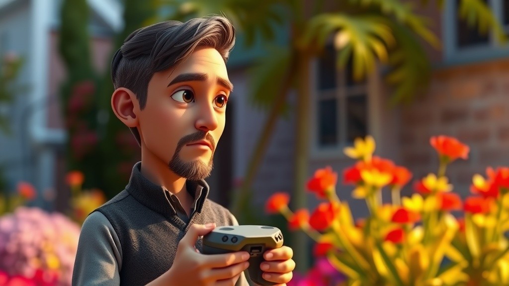 मैंने ड्रोन को नियंत्रित किया