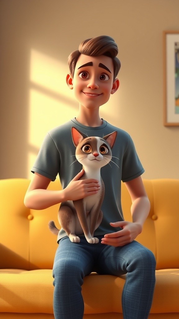 Kucing Jagoan atau Suami Dikostum?