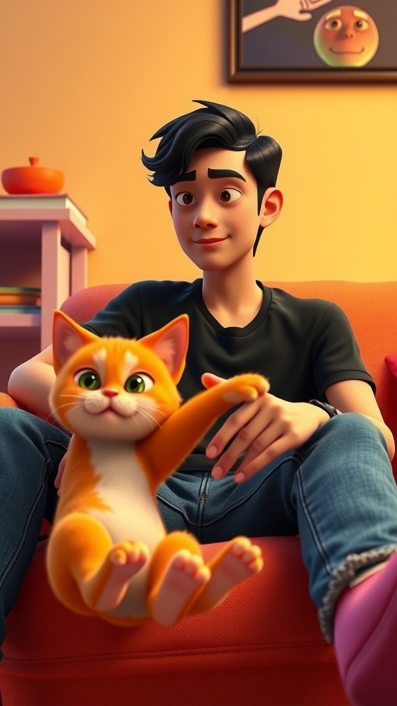Tom Si Kucing Jagoan: Menghadapi Anjing dengan Berani!
