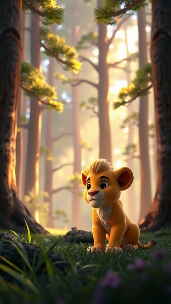 The Kind Koala and the Lost Lion Cub