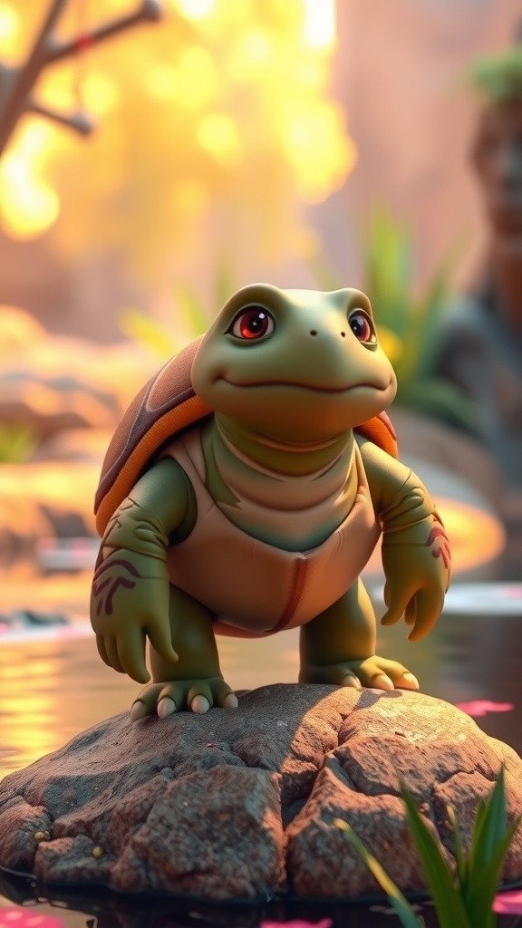 A Turtle's Kindness: The Rescue of an Injured Rabbit