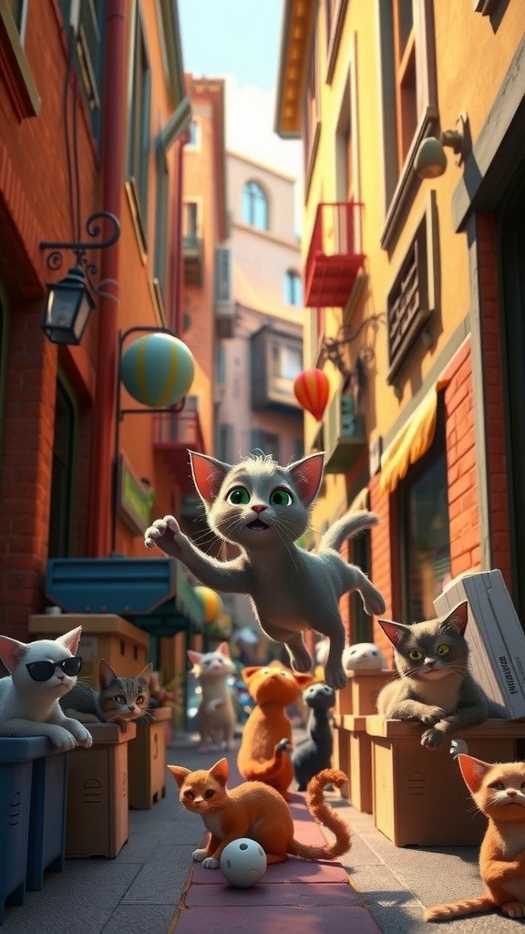 The Laughing Cats' Lesson