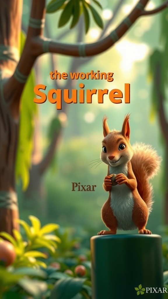 Chintu the Squirrel: A Tale of Hard Work and Friendship