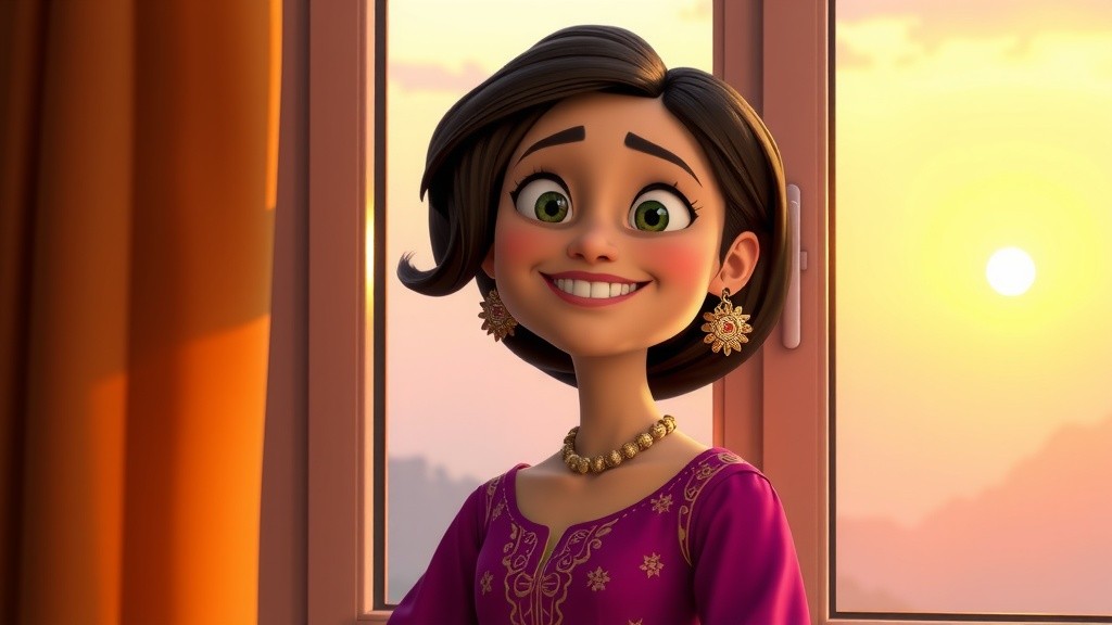 Dina's Joyful Eid Giving