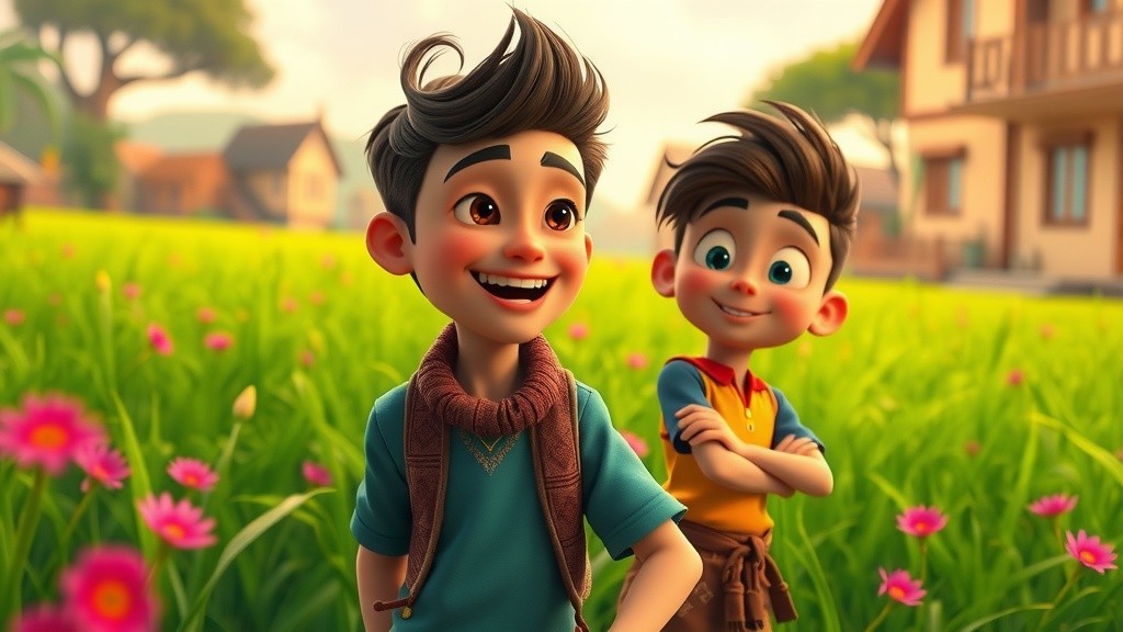 भोलू और बबलू की मजेदार शरारतें
