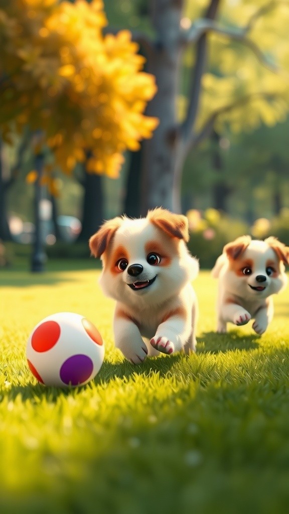 Puppy Playtime: Fun in the Park!