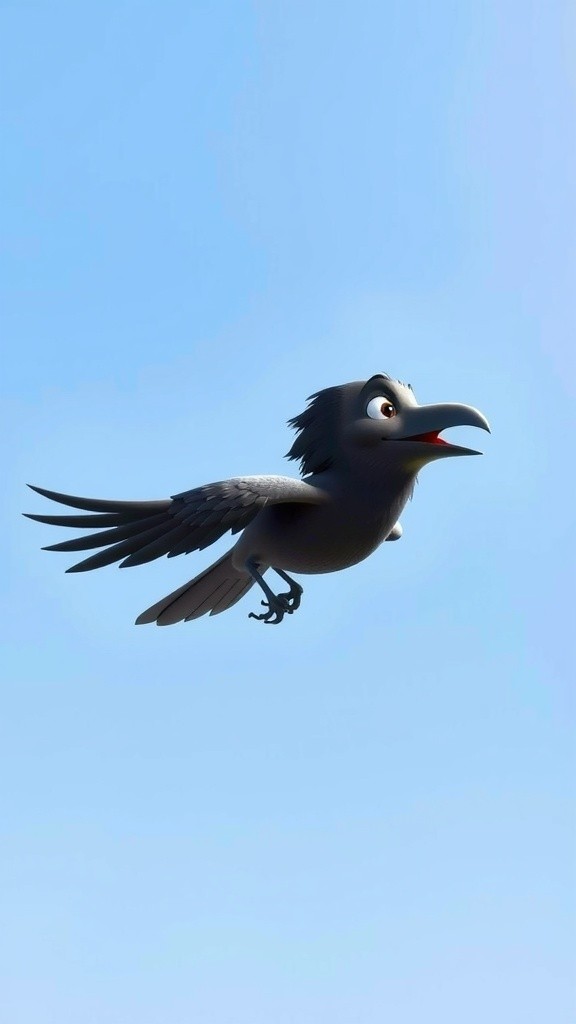 The Clever Crow: A Tale of Perseverance