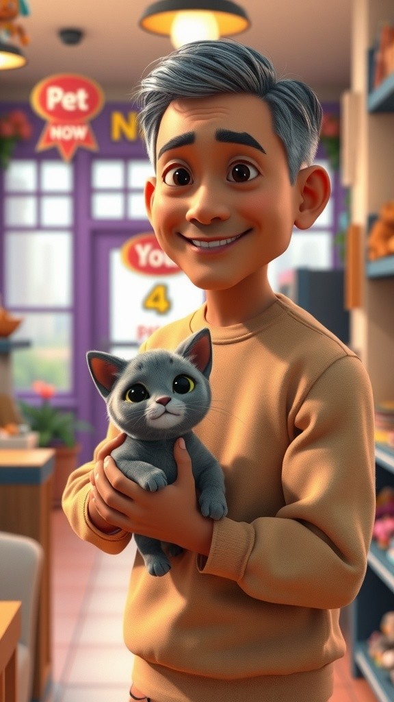 Kucing Ajaib dan Tetangga Lapar